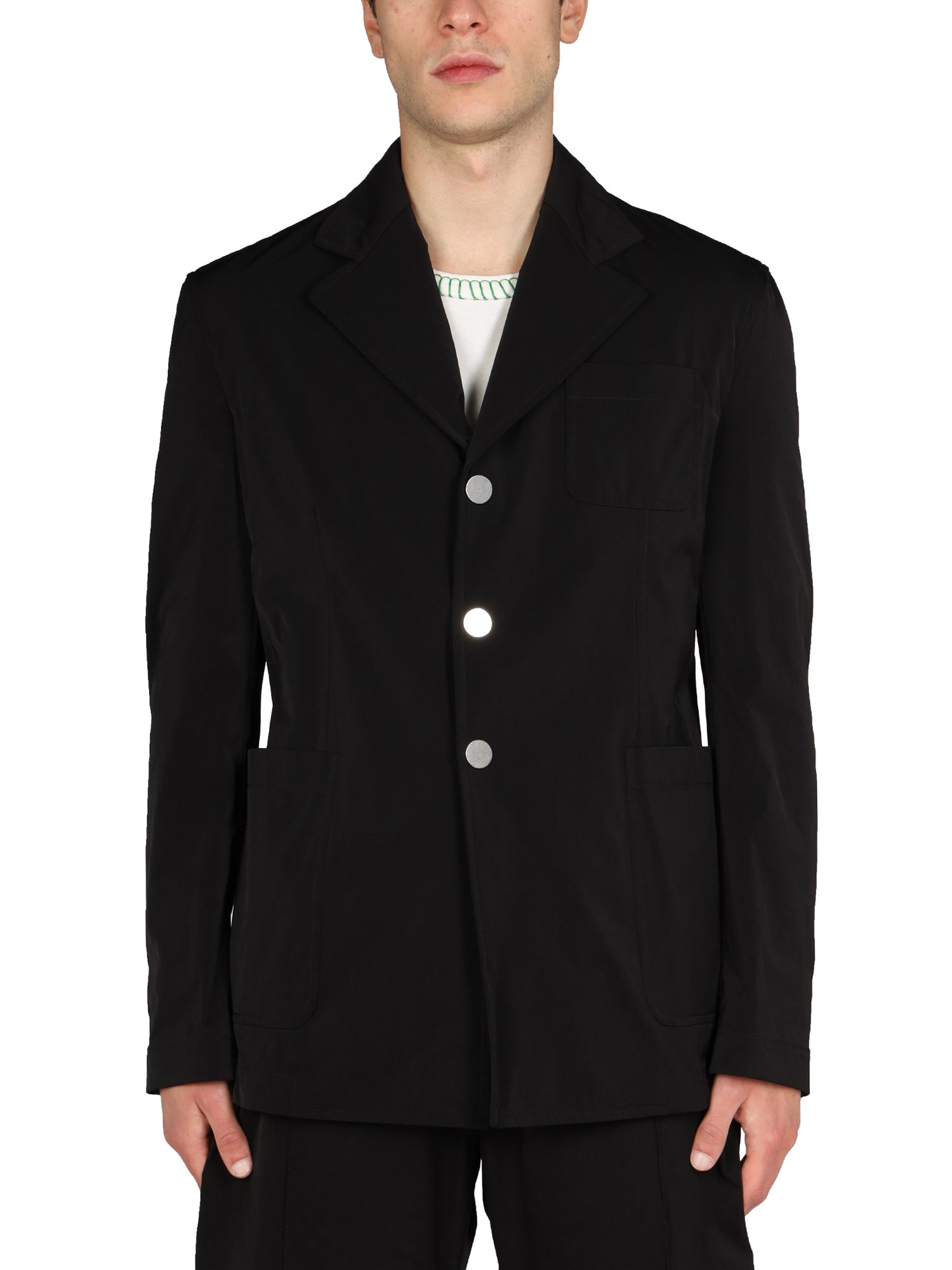 bottega veneta single-breasted jacket
