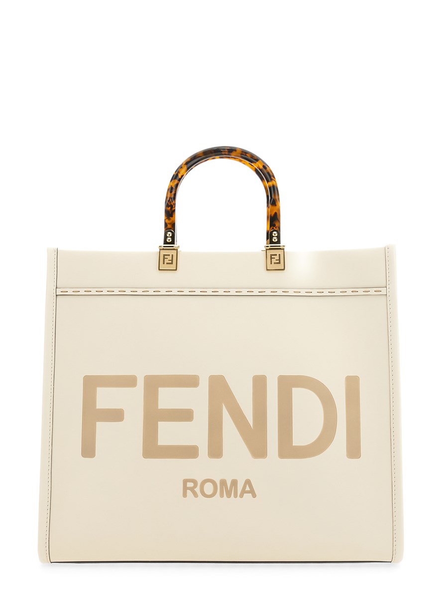 Fendi discount logo shopper