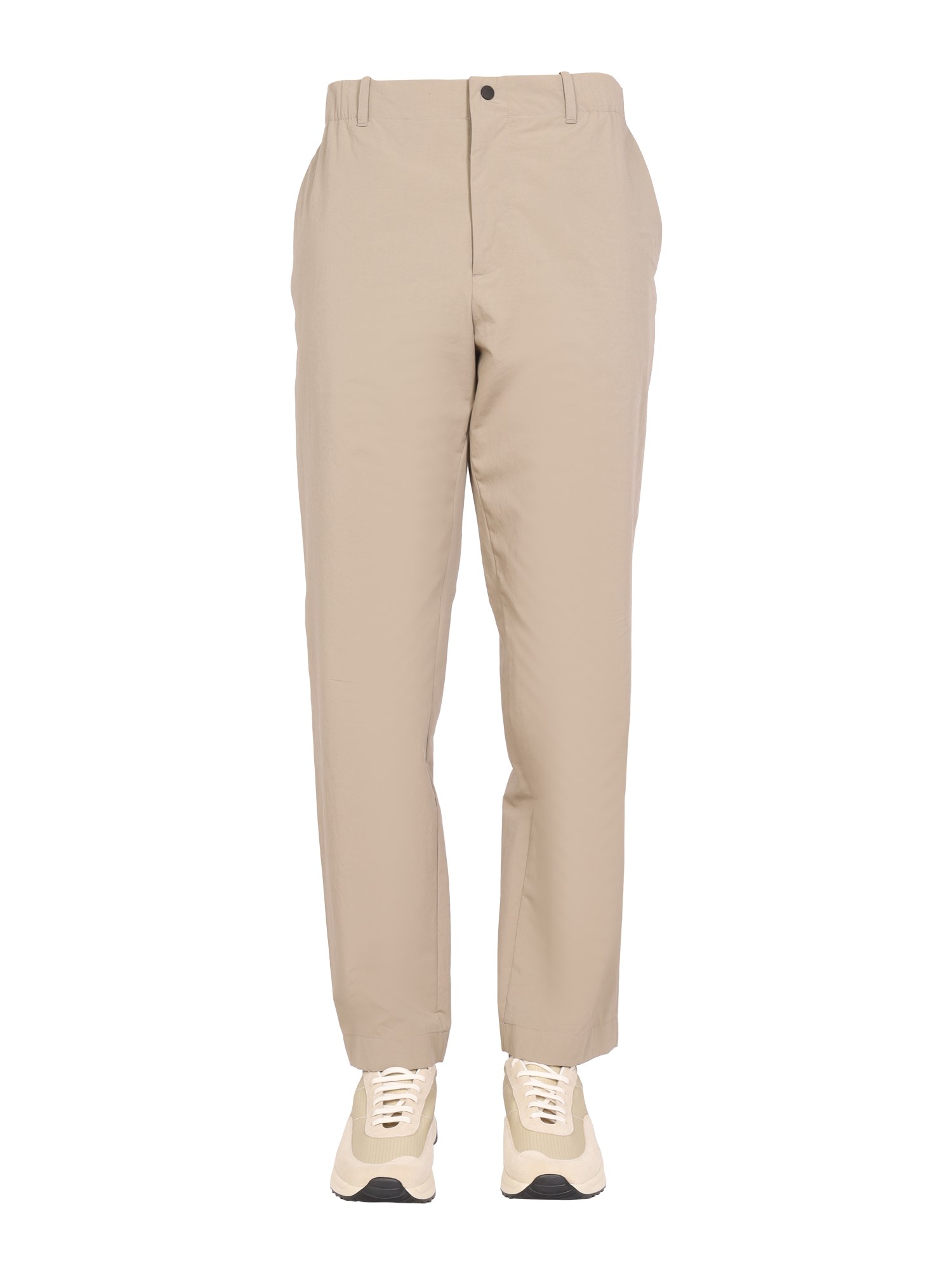 Monobi Sttraight Leg Pants In Beige