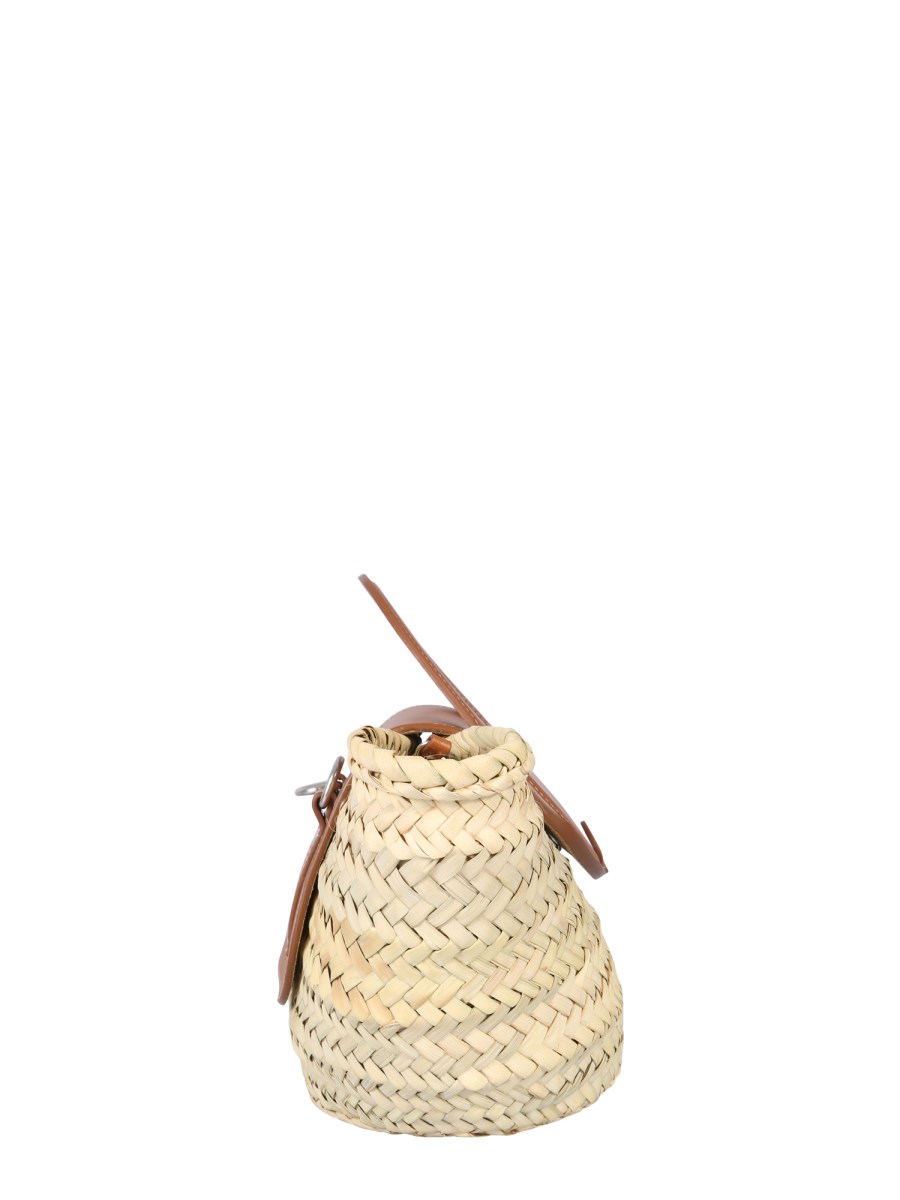 Hereu Alqueria Small Straw Crossbody Tote