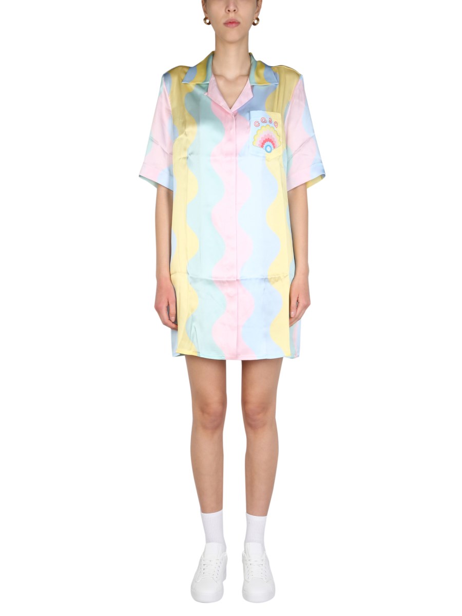Casablanca silk shirtdress deals