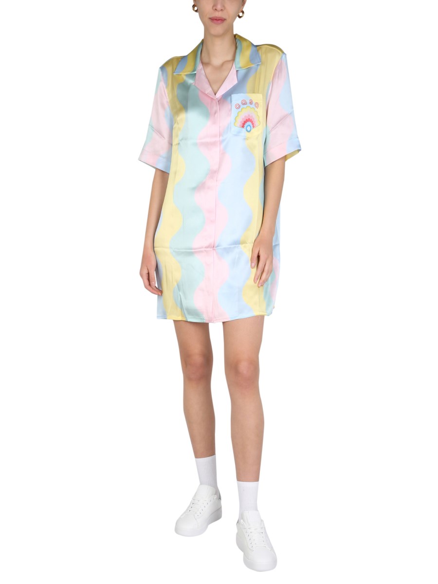 Casablanca hotsell silk shirtdress