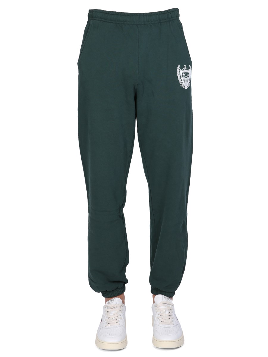 SPORTY&RICH PANTALONE JOGGING "BEVERLY HILLS" IN COTONE