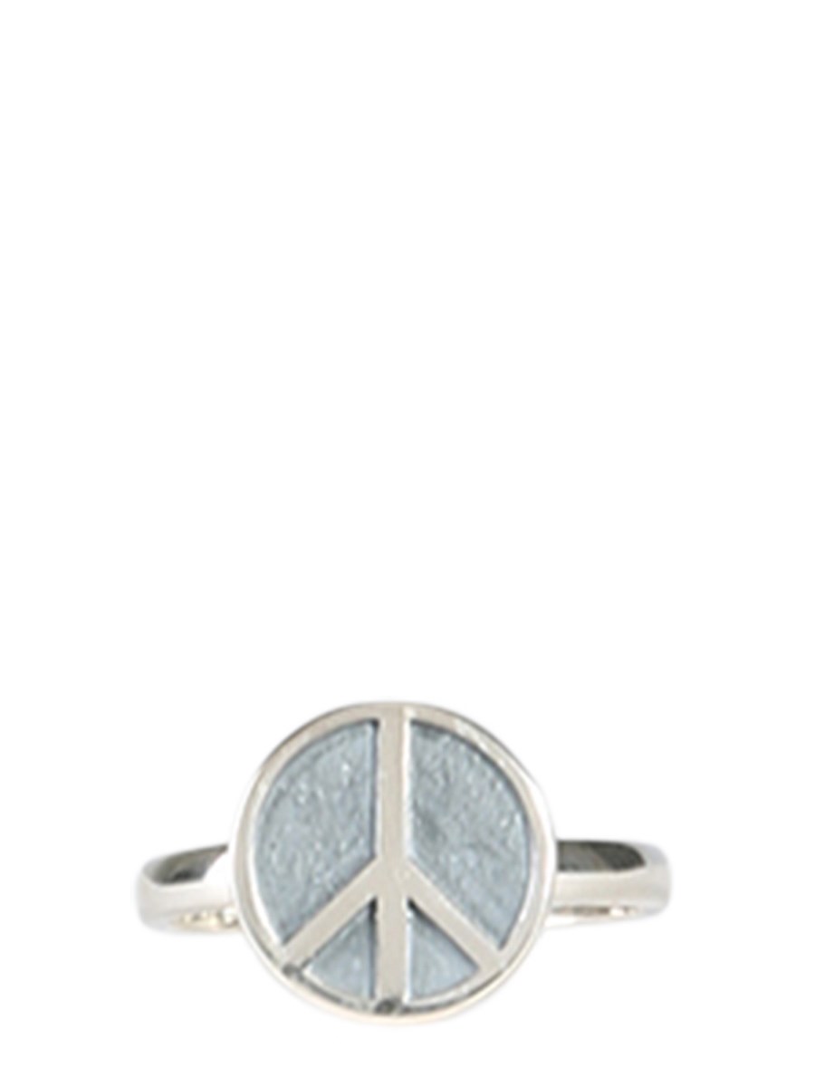 NEEDLES ANELLO PEACE IN ARGENTO