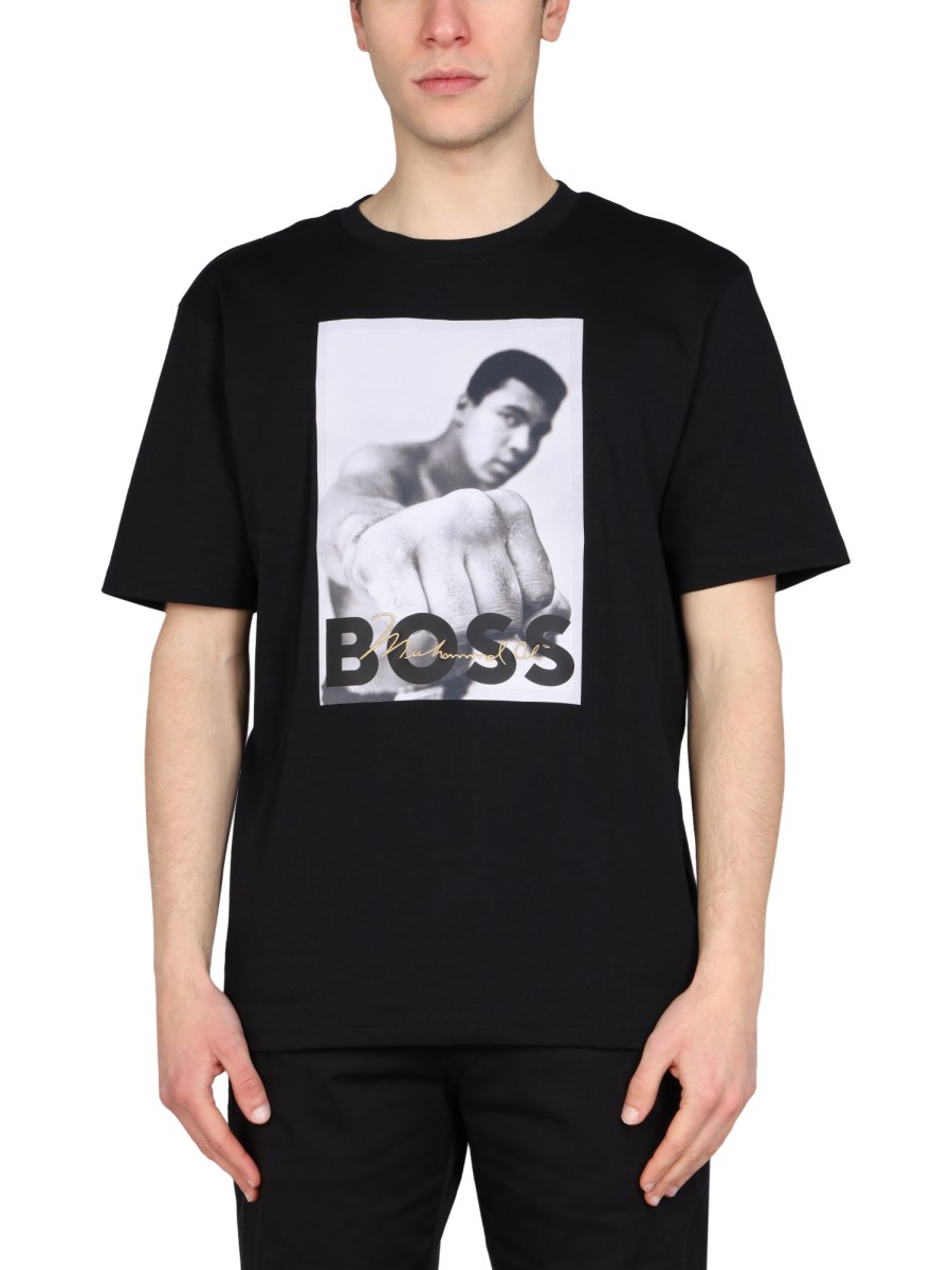 BOSS X MUHAMMAD ALI MUHAMMAD ALI COTTON T SHIRT Eleonora Bonucci