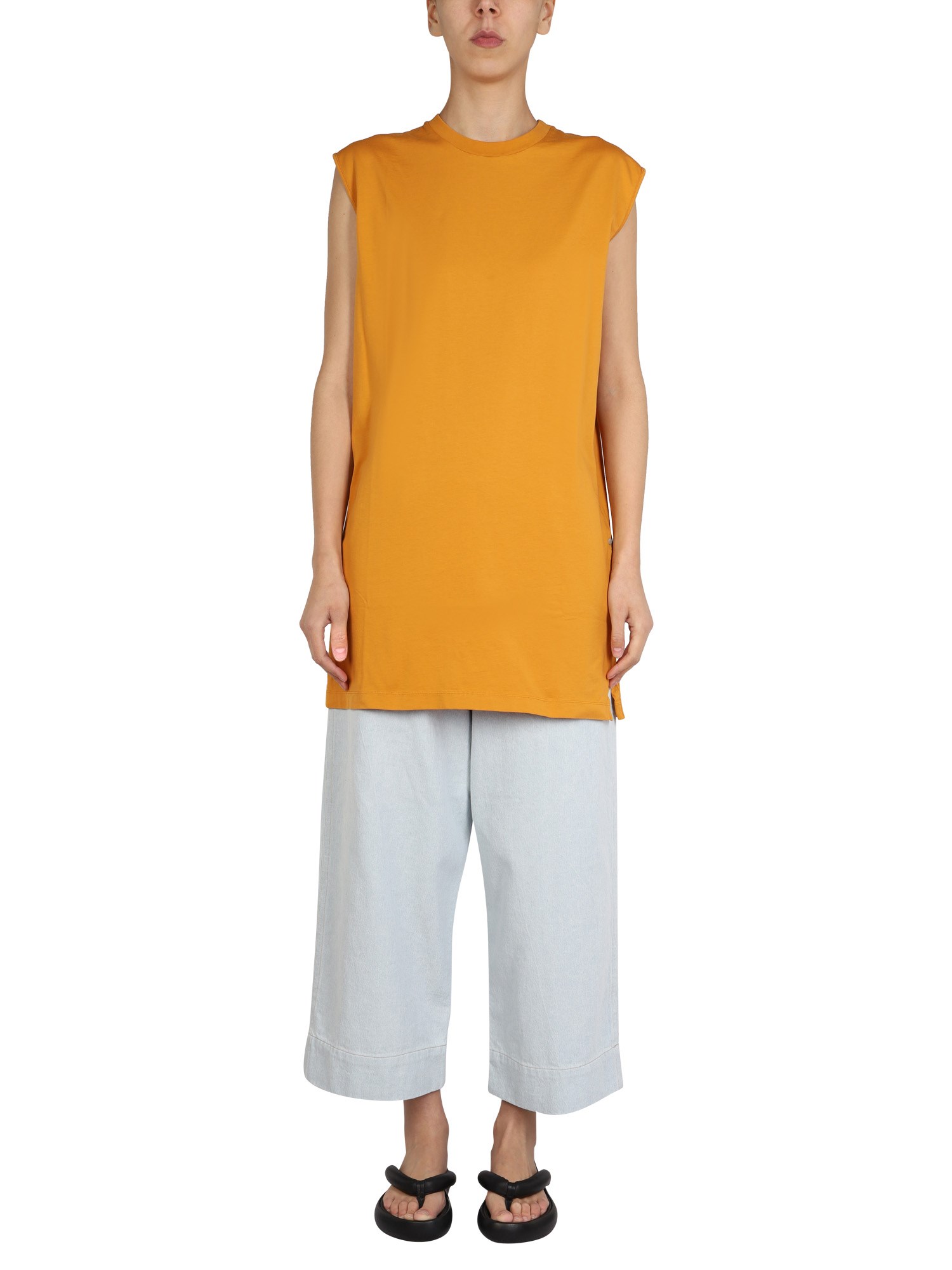 Lemaire Sleeveless Top Unisex In Orange | ModeSens