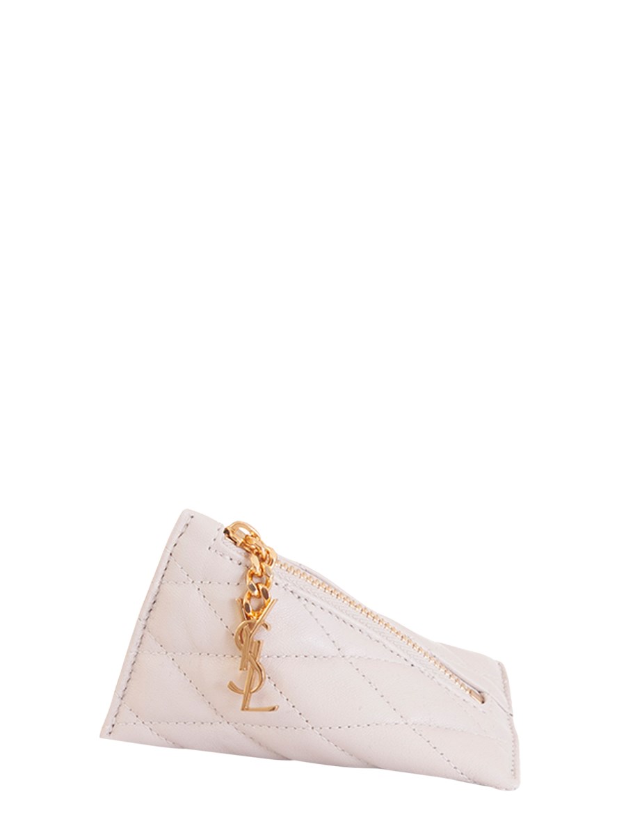 Ysl discount wallet keychain