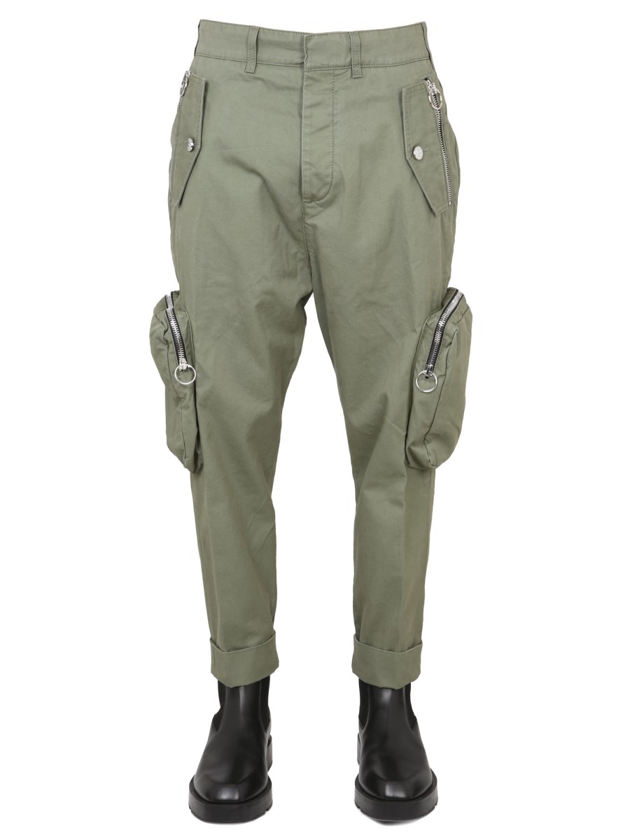 BALMAIN PANTALONE CARGO IN COTONE