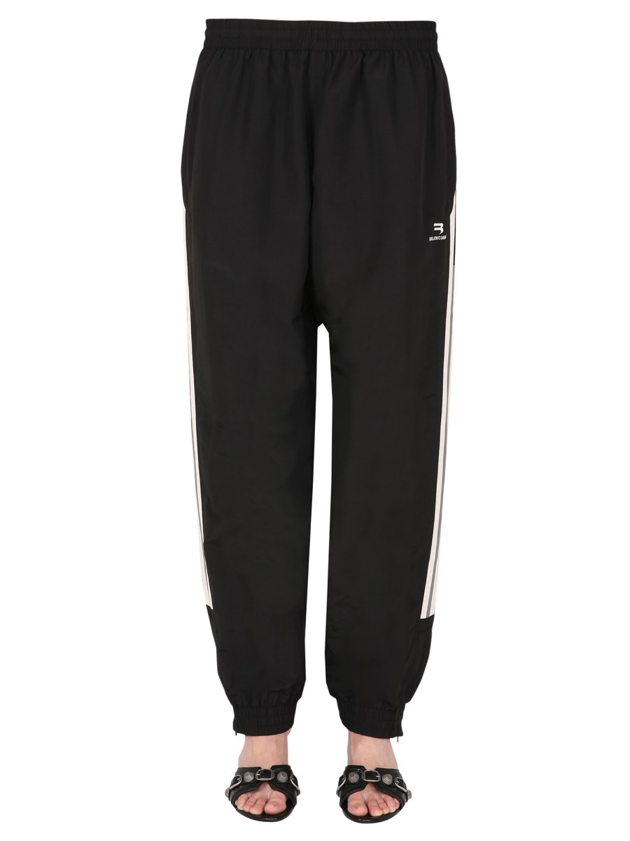 Balenciaga: Black Sporty B Leggings