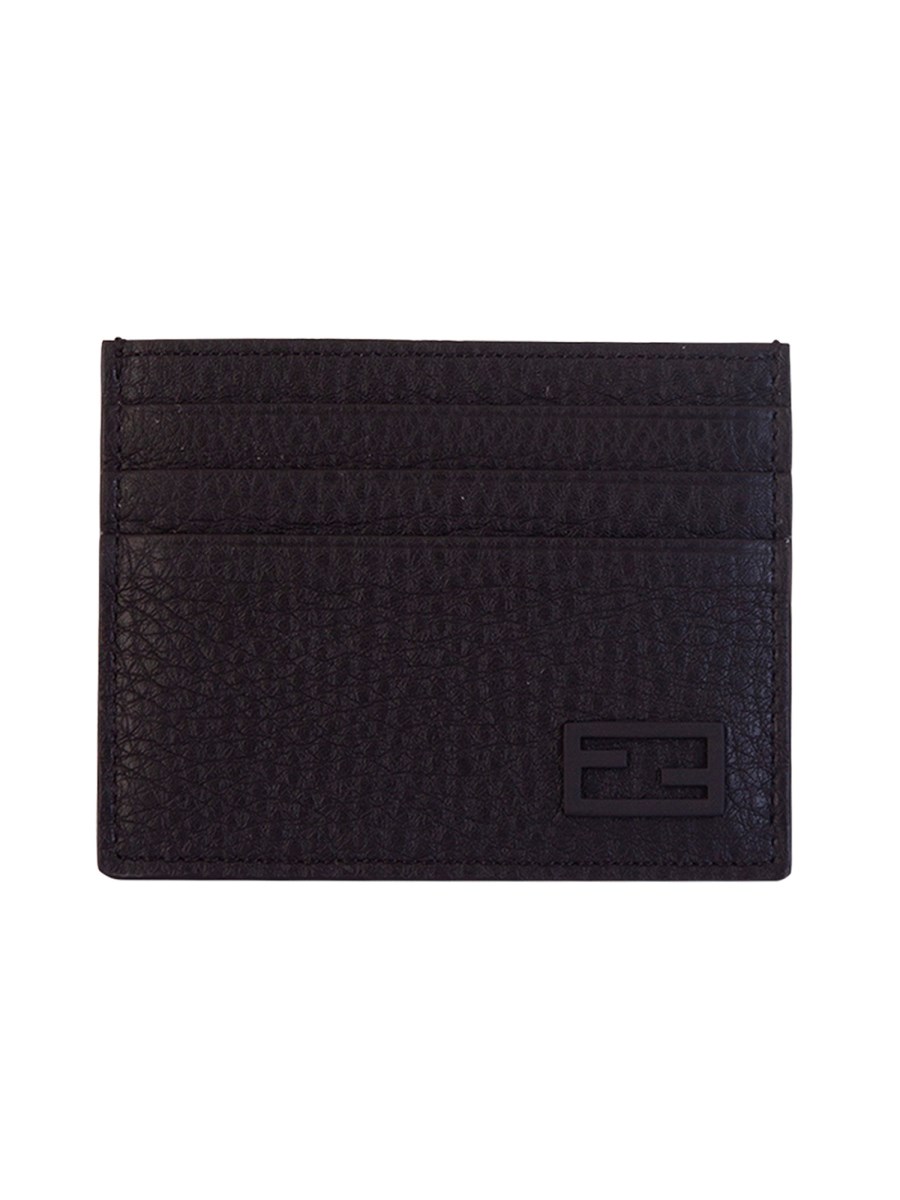 FENDI PORTACARTE BAGUETTE IN CUOIO