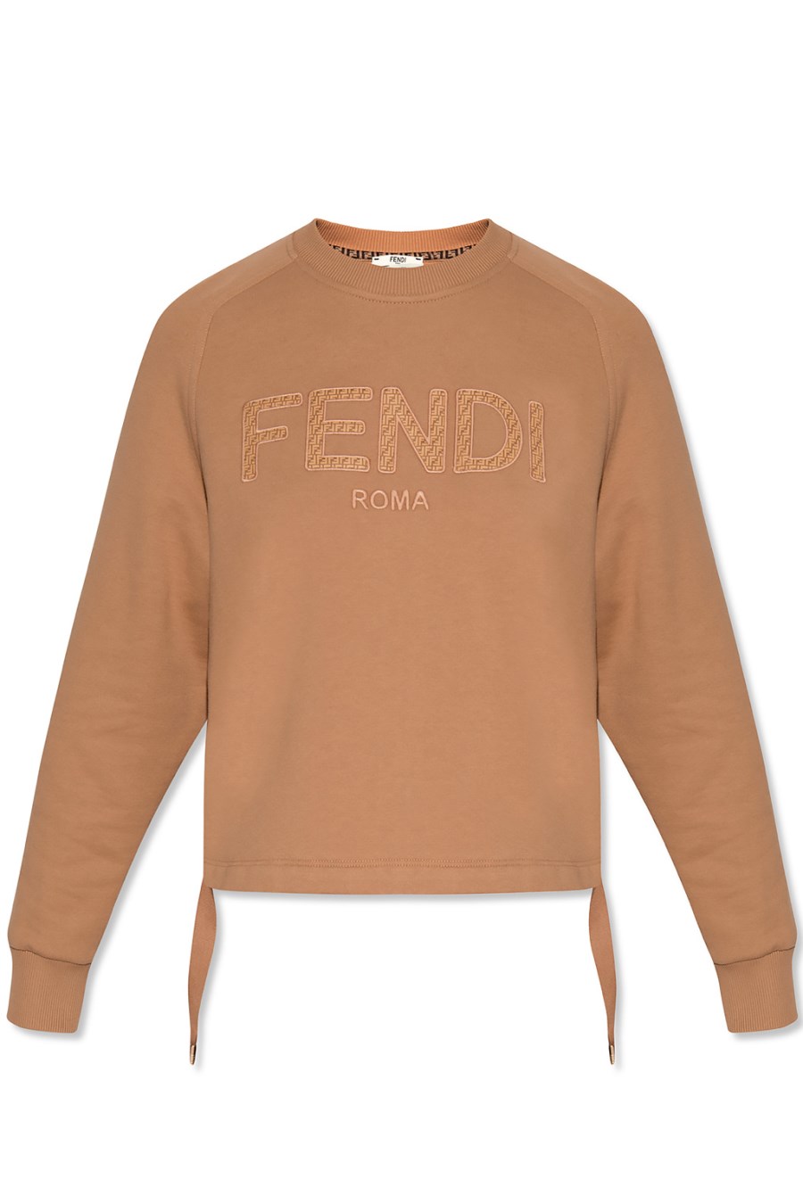 FENDI FELPA GIROCOLLO CON LOGO