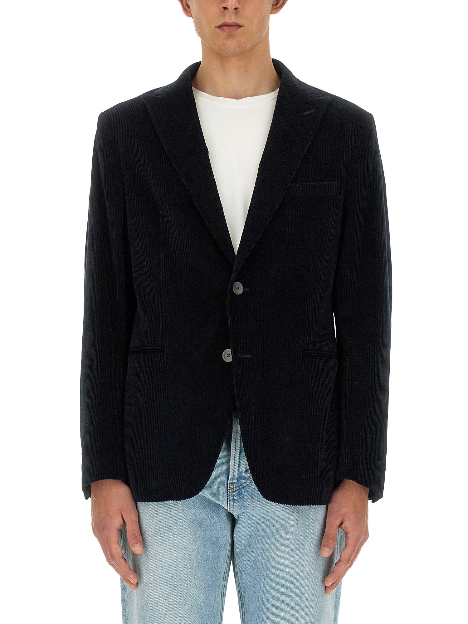 Shop Tonello Single-breasted Jacket In Blue