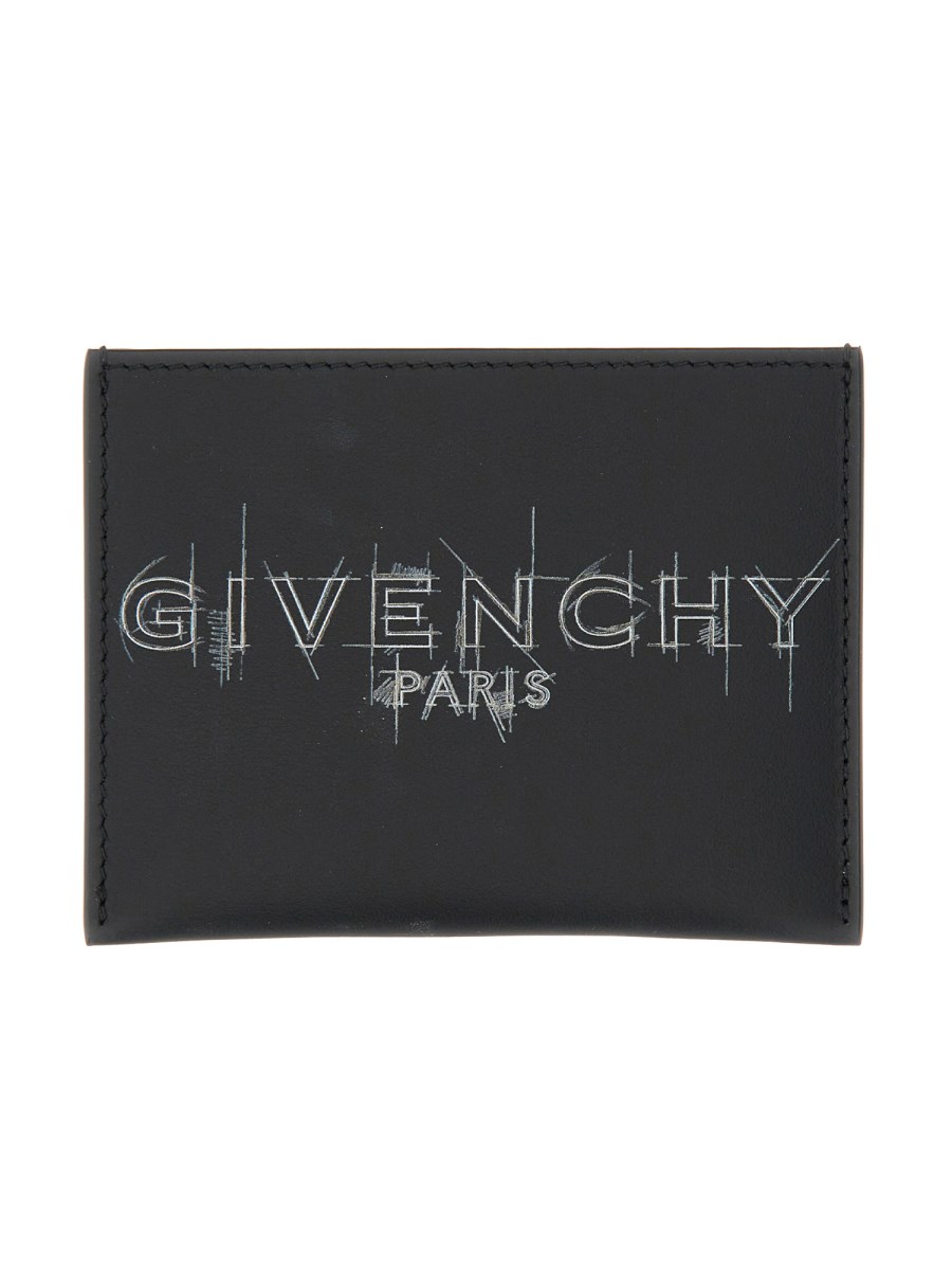 GIVENCHY PORTACARTE IN PELLE CON LOGO