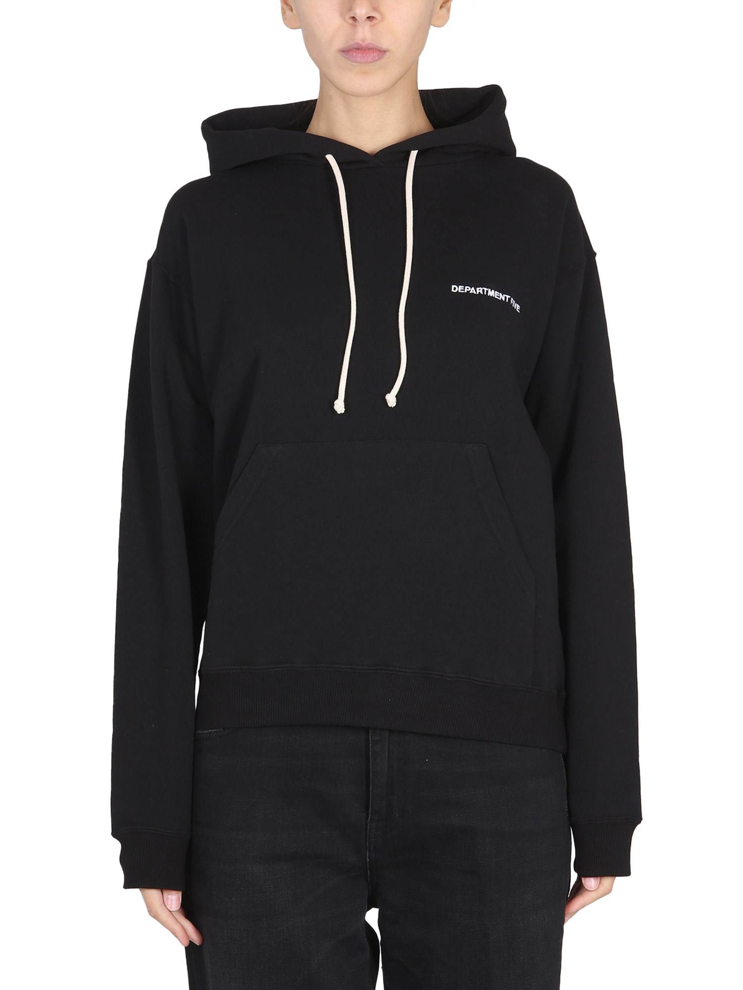 Shop Department Five Hoodie In Black