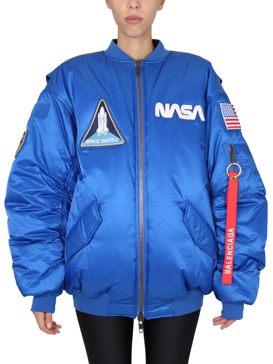 BALENCIAGA BOMBER CON PATCH NASA