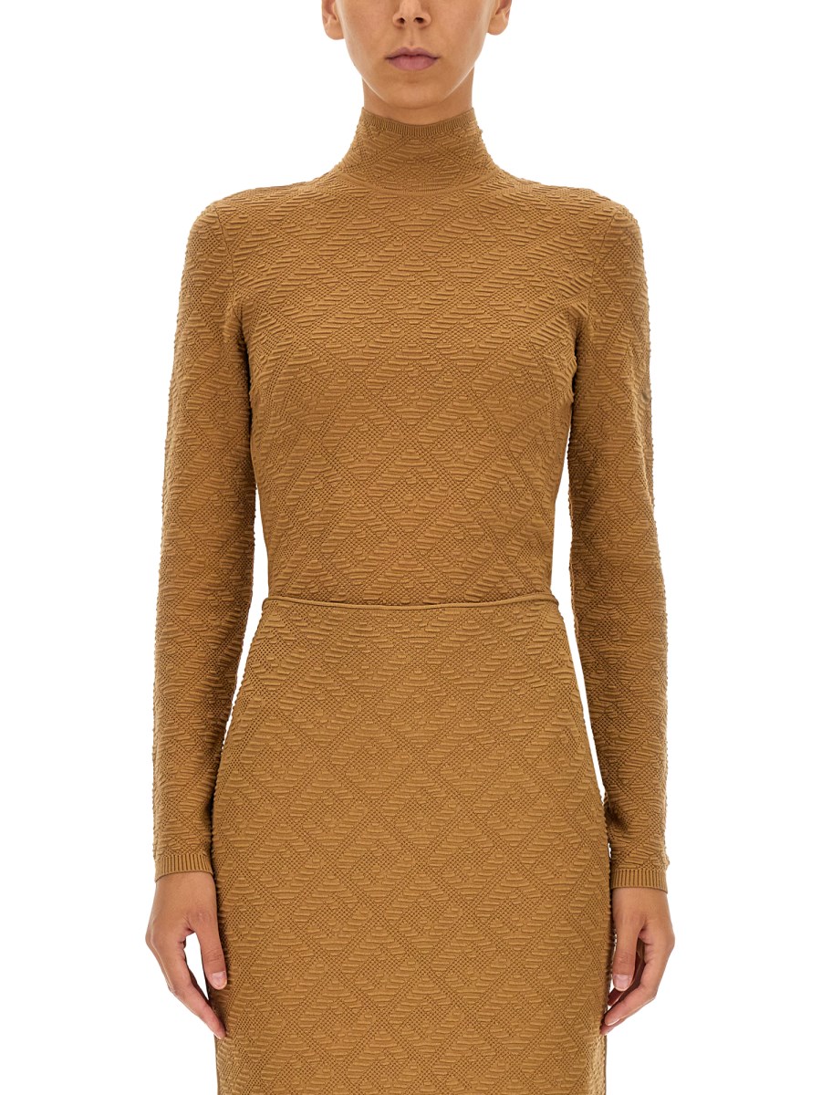 Fendi mock cheap neck sweater