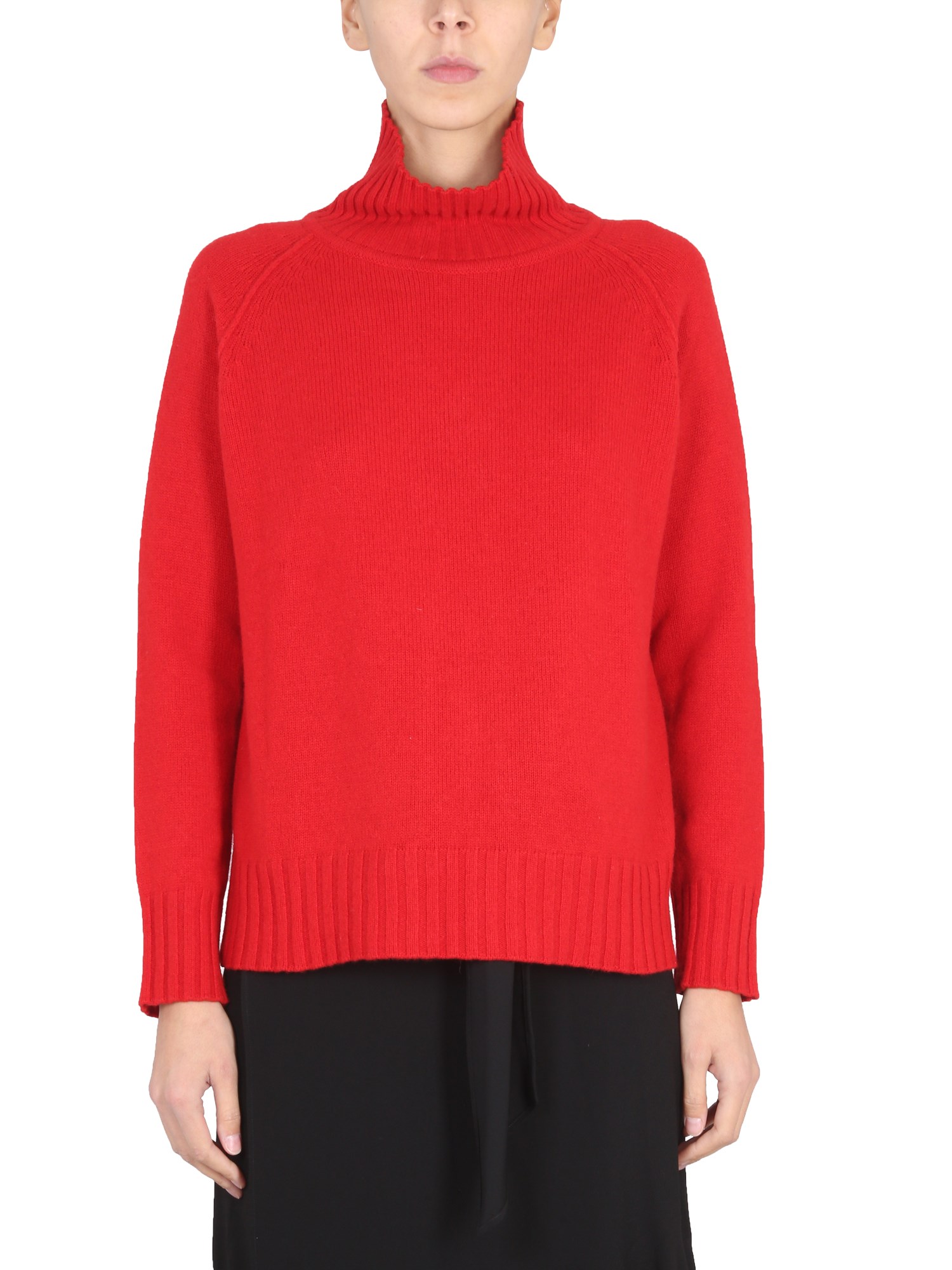 Shop Stefano Mortari Turtleneck Shirt In Red