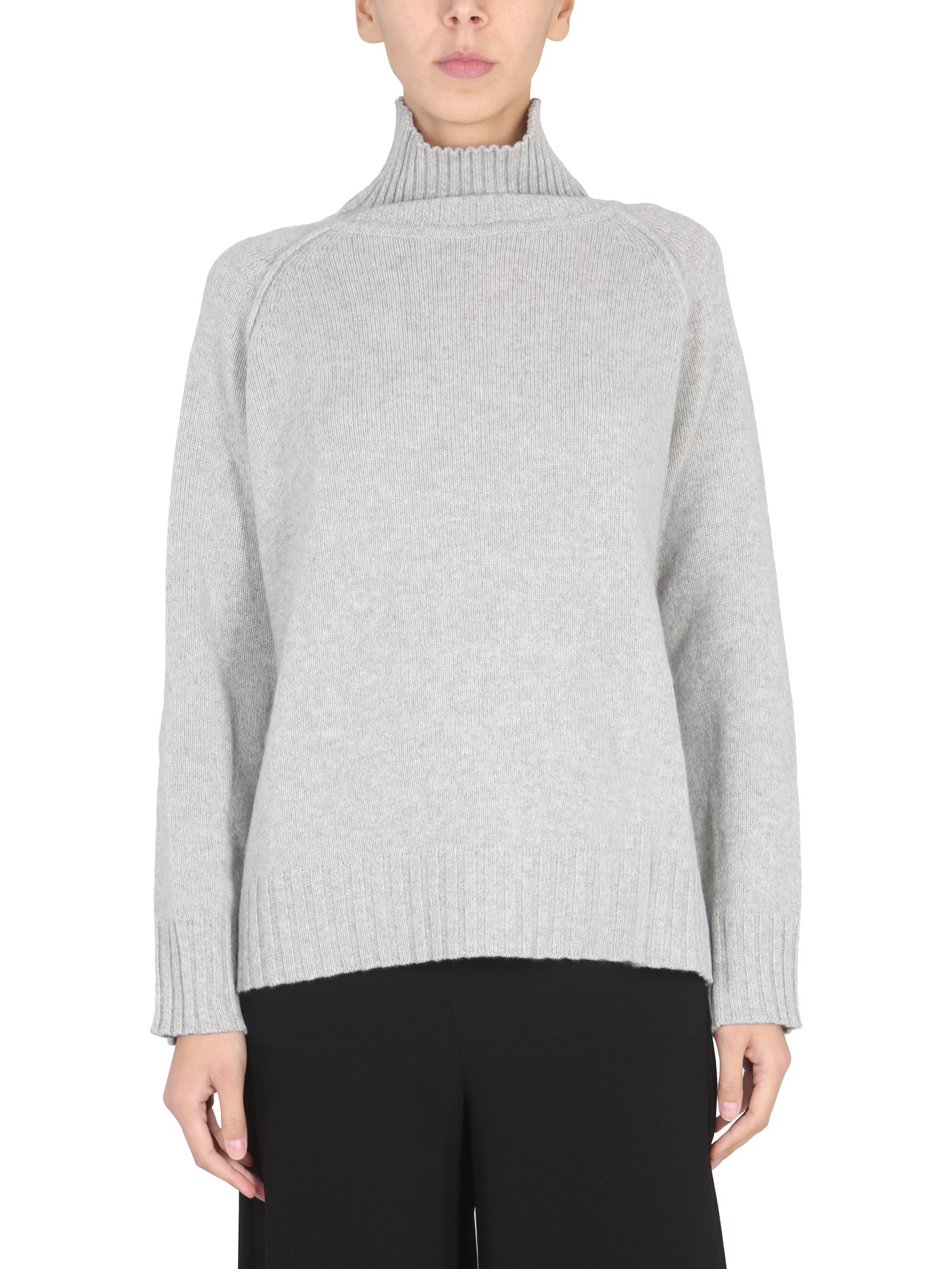 Shop Stefano Mortari Turtleneck Shirt In Grey