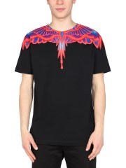 MARCELO BURLON COUNTY OF MILAN - T-SHIRT "CURVED WINGS" 
