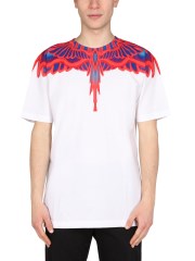 MARCELO BURLON COUNTY OF MILAN - T-SHIRT "CURVED WINGS" 