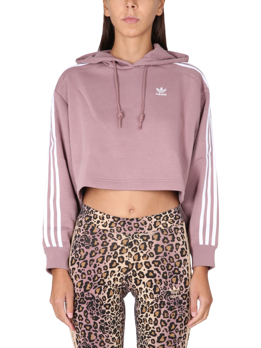 Hoodie crop online adidas