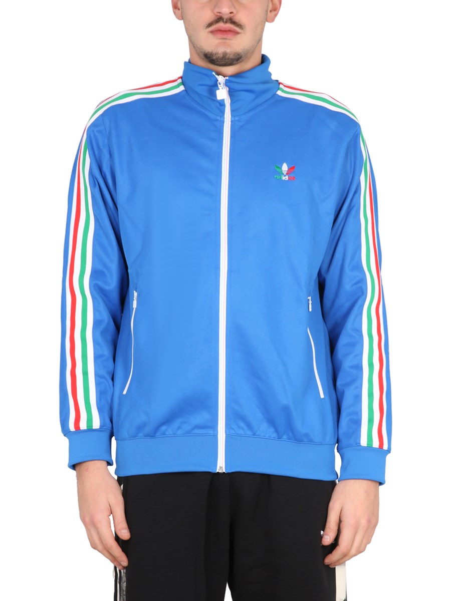 ADIDAS ORIGINALS - ZIPPERED SWEATSHIRT WITH LOGO - Eleonora Bonucci