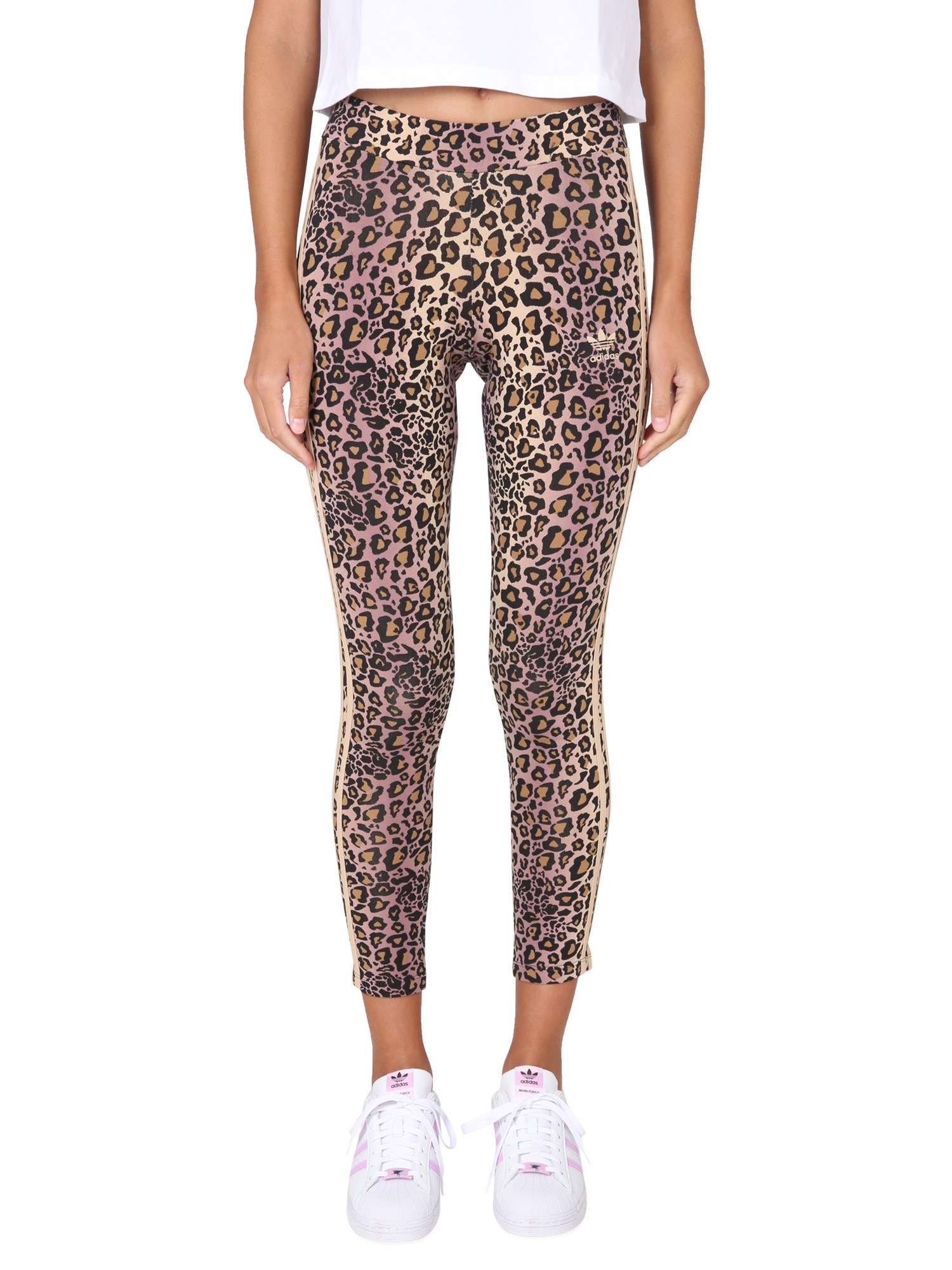 adidas Originals LEOPARD LEGGINGS - Leggings - Trousers - black