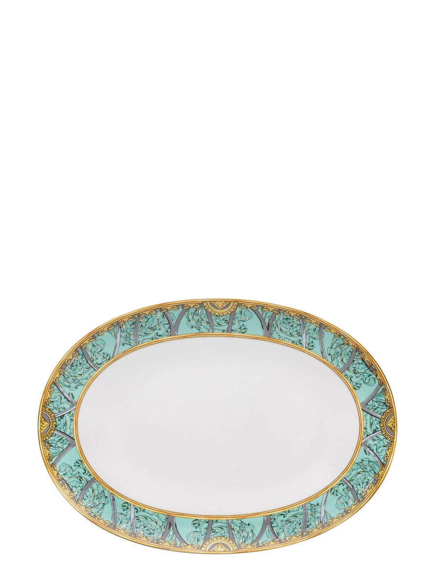 ROSENTHAL MEETS VERSACE PIATTO OVALE 33 CM LA SCALA DEL PALAZZO