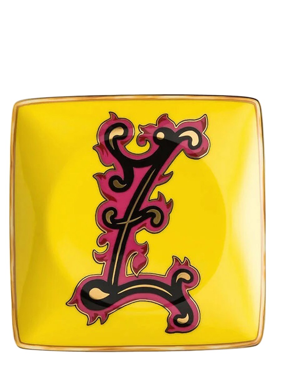 ROSENTHAL MEETS VERSACE COPPETTA QUADRA PIANA 12 CM VERSACE ALPHABET Z