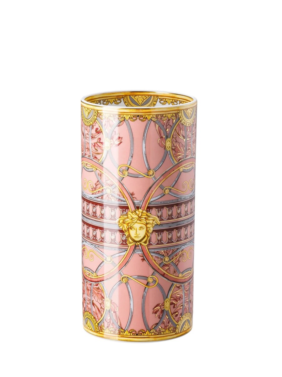 ROSENTHAL MEETS VERSACE VASO SCALA DEL PALAZZO ROSA 24 CM