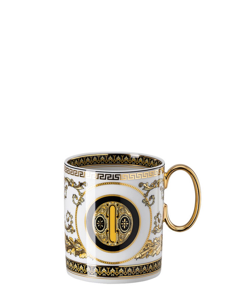 ROSENTHAL MEETS VERSACE MUG IN PORCELLANA VIRTUS ALPHABET O