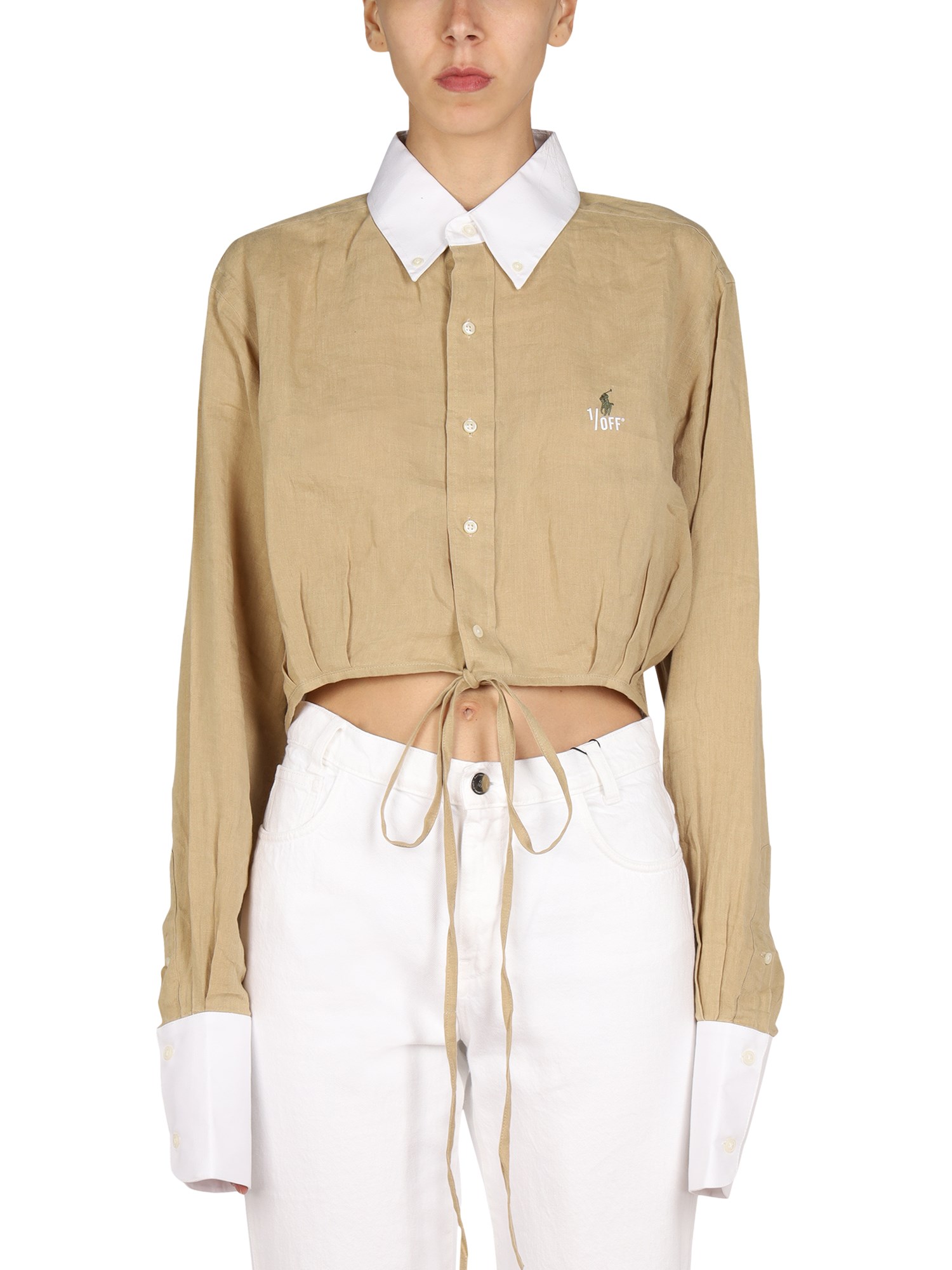 1/off remade ralph lauren shirt