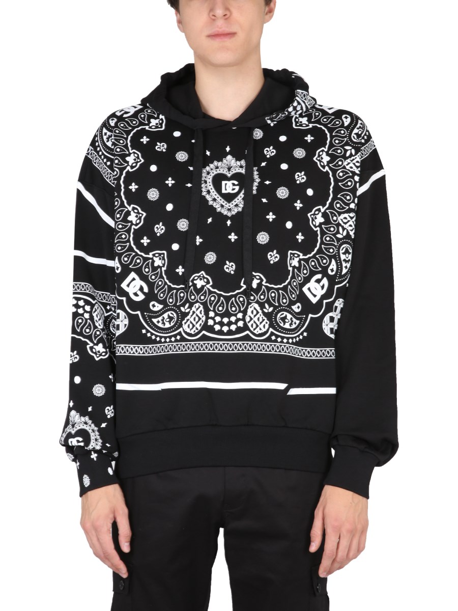 Dsquared best sale bandana sweatshirt