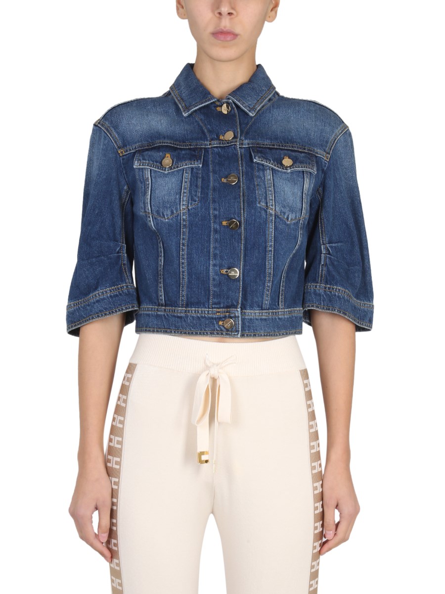 【★完売必至★】ELISABETTA FRANCHI ☆ デニムジャケット Elisabetta Franchi - Denim jacket Denim - The Corner