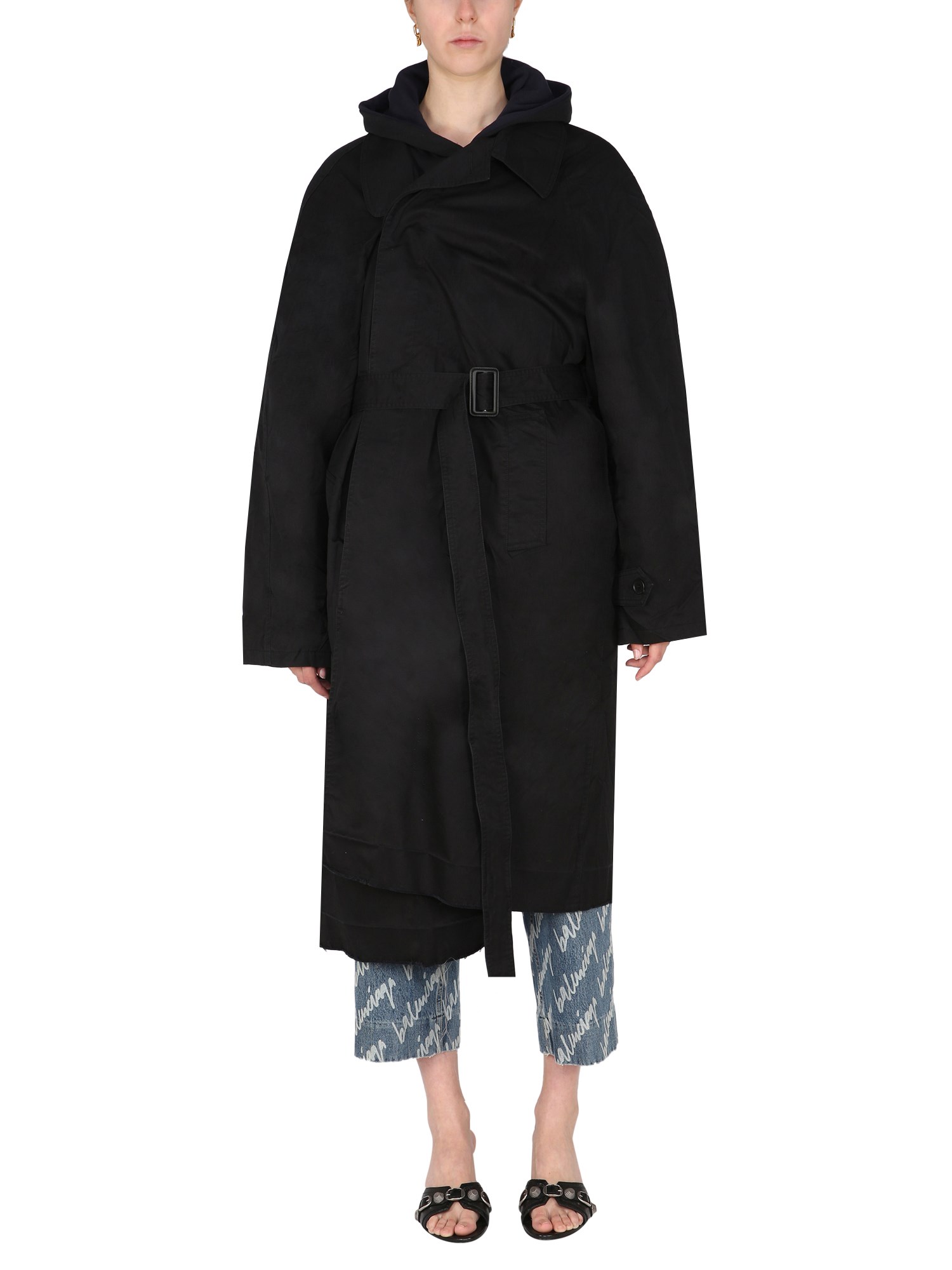 balenciaga oversize carcoat
