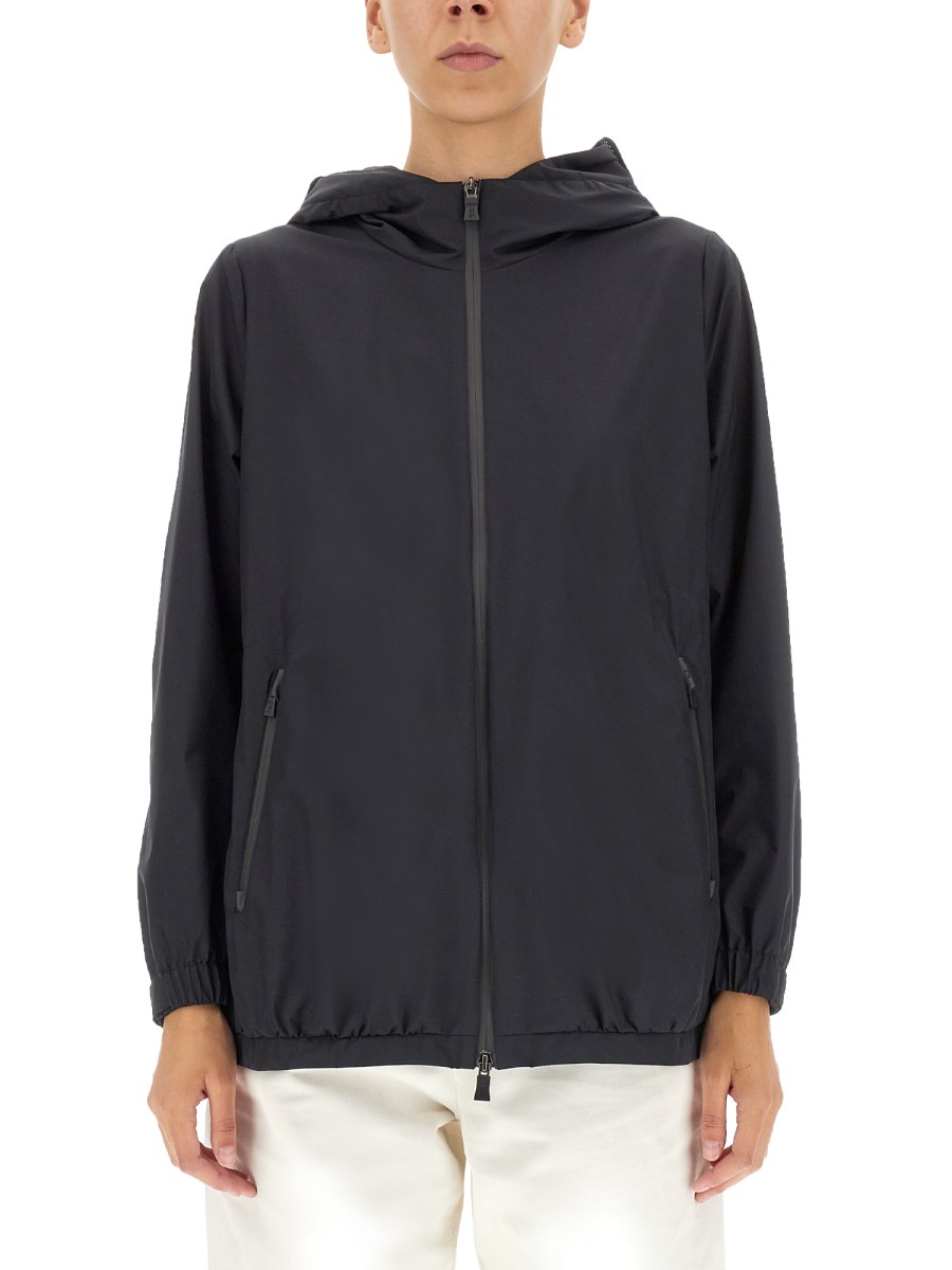 【送料&関税込】Herno Nylon Windbreaker-jacket HERNO - NYLON LOGO WINDBREAKER - Eleonora Bonucci