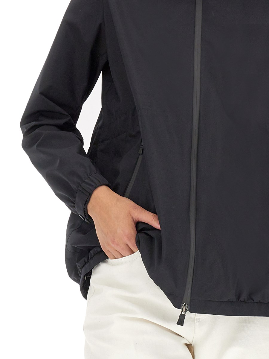 HERNO - NYLON LOGO WINDBREAKER - Eleonora Bonucci