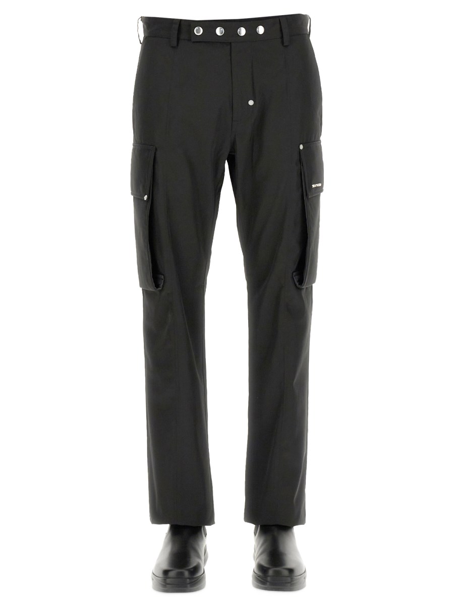 1017 ALYX 9SM - NYLON CARGO PANTS WITH APPLIED LOGO - Eleonora Bonucci