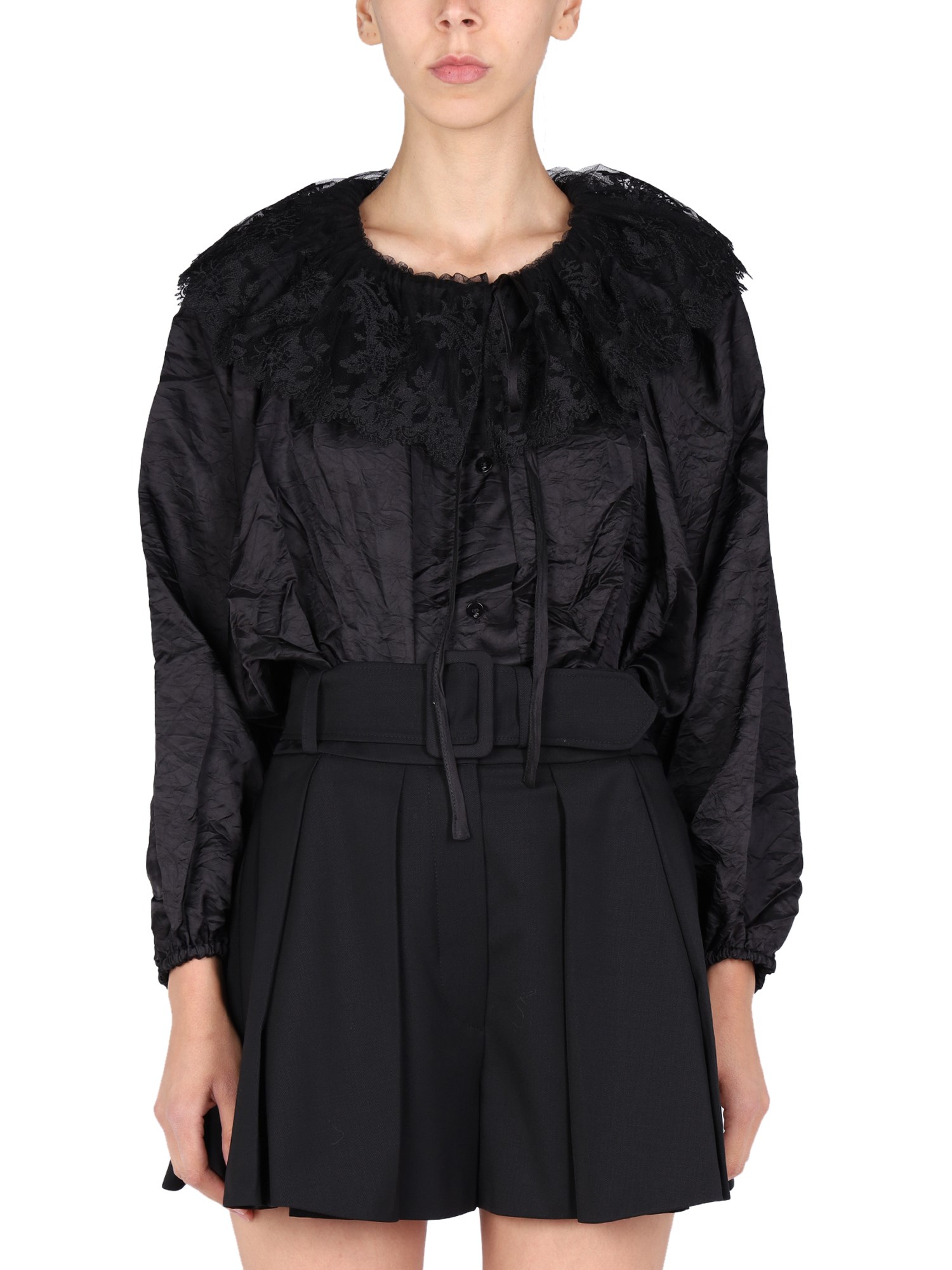 patou embroidery blouse