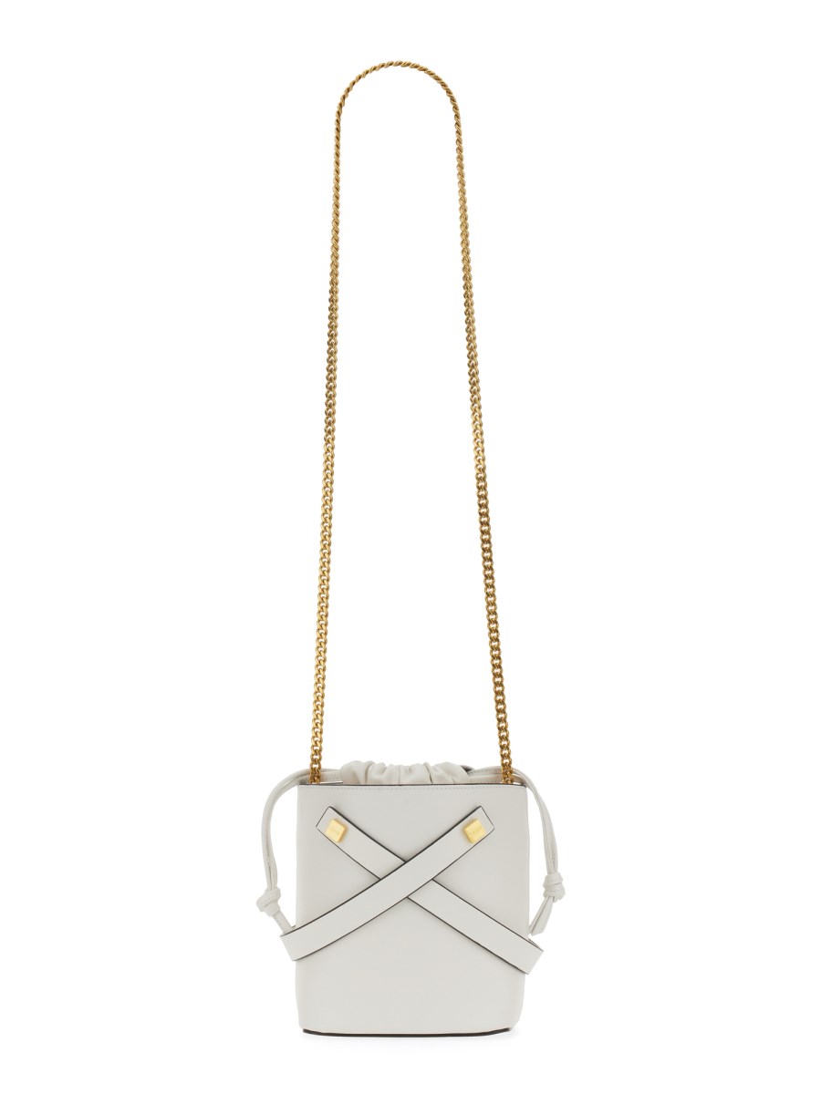 VISONE - JANE LEATHER BUCKET BAG - Eleonora Bonucci