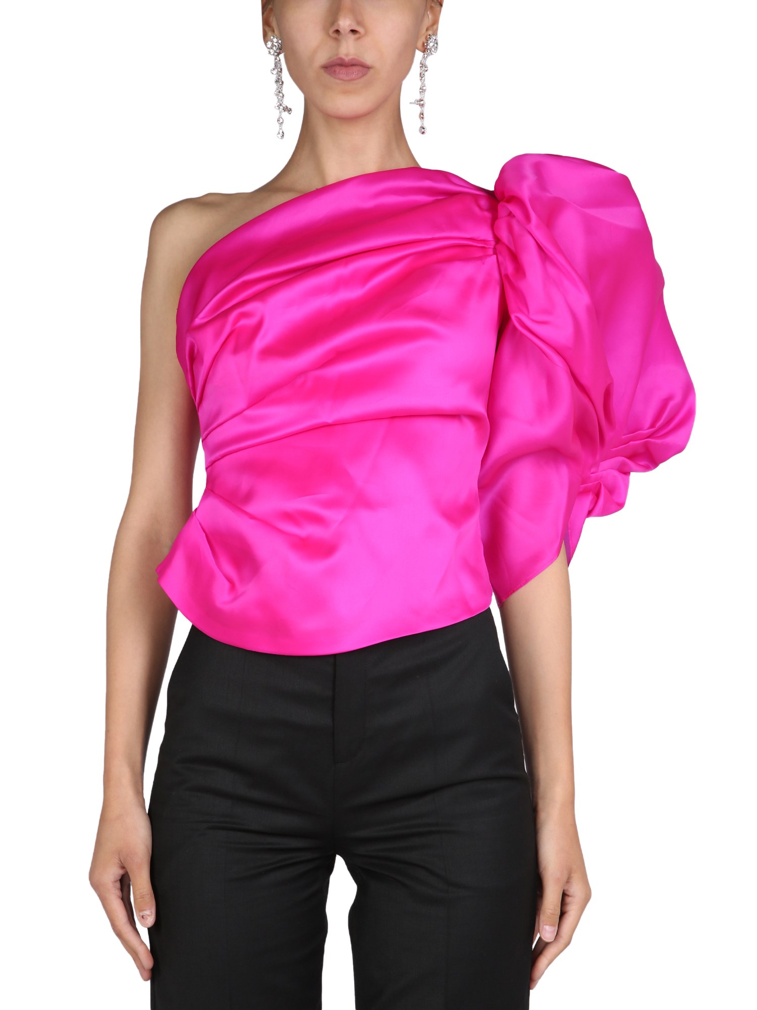 anouki one shoulder dress