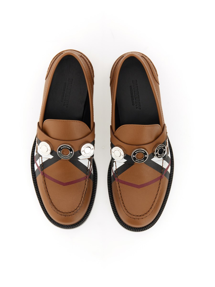 Burberry moccasins on sale