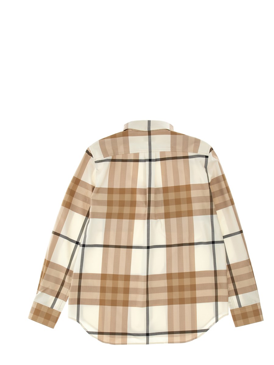 Burberry big check store shirt