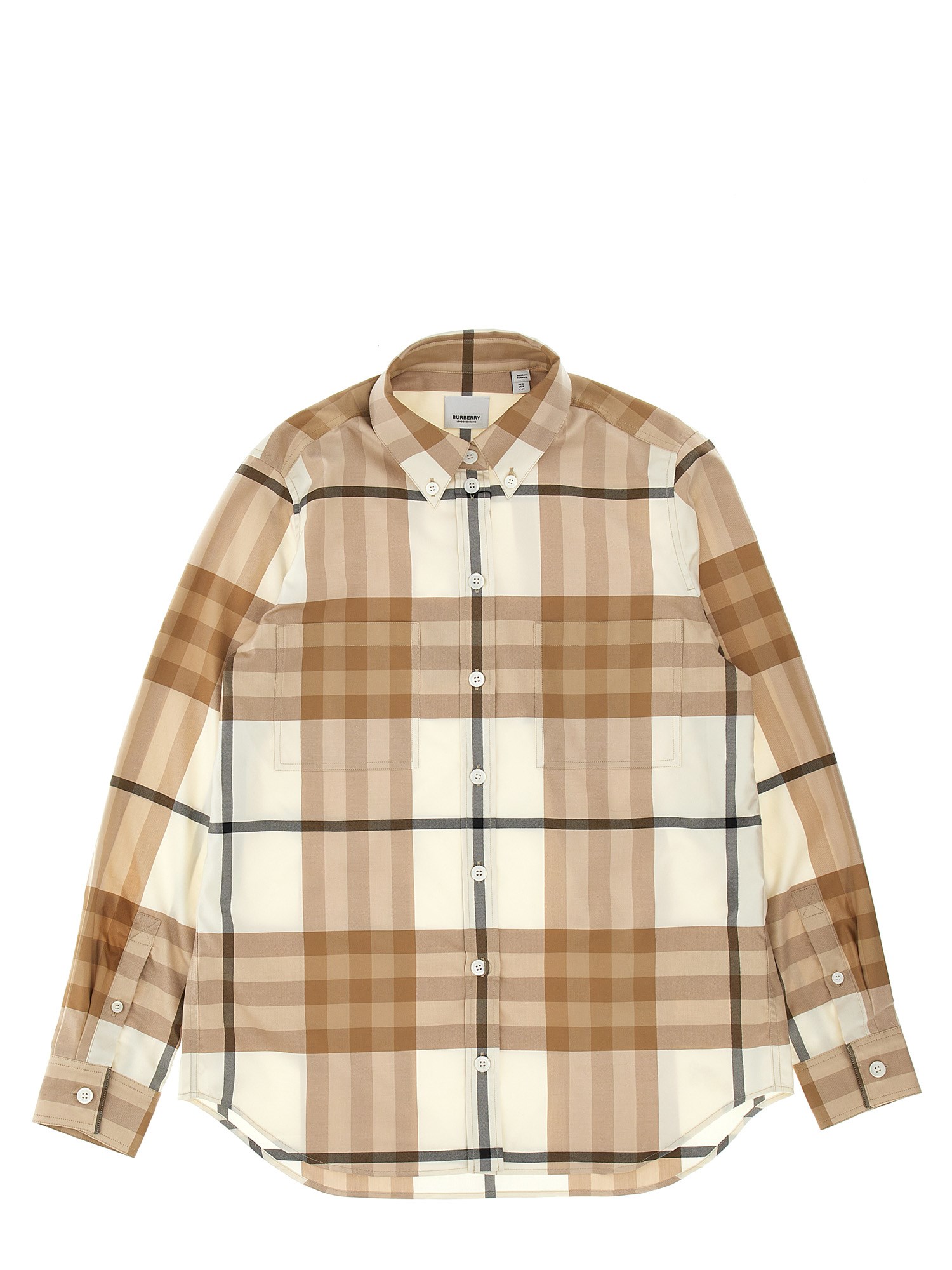 burberry shirt with check pattern