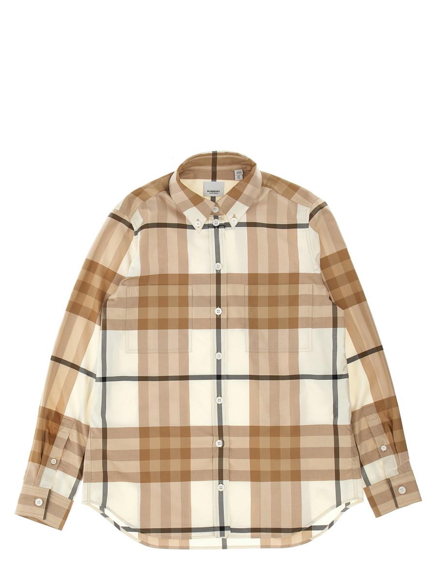 Burberry cotton hot sale poplin shirt