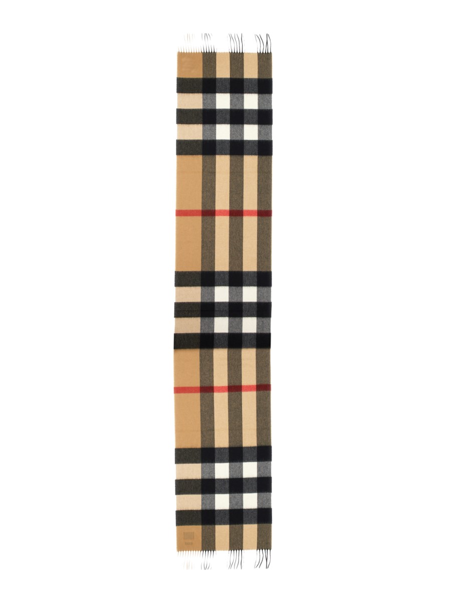 BURBERRY SCIARPA IN CASHMERE CON MOTIVO TARTAN