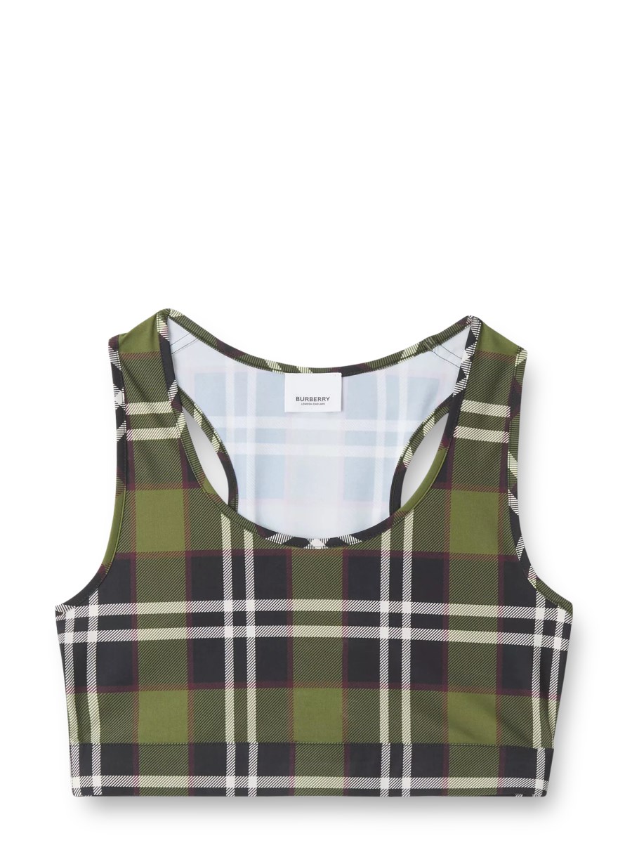 BURBERRY CROP TOP IN NYLON