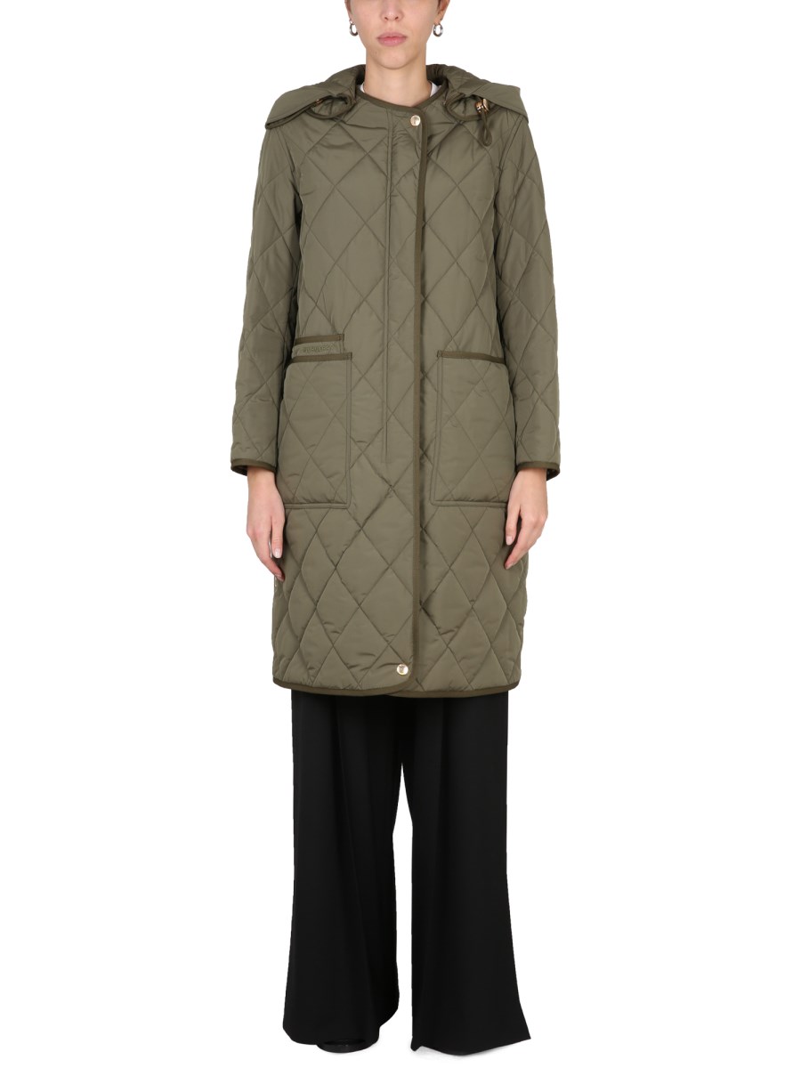 Burberry quilted outlet raincoat