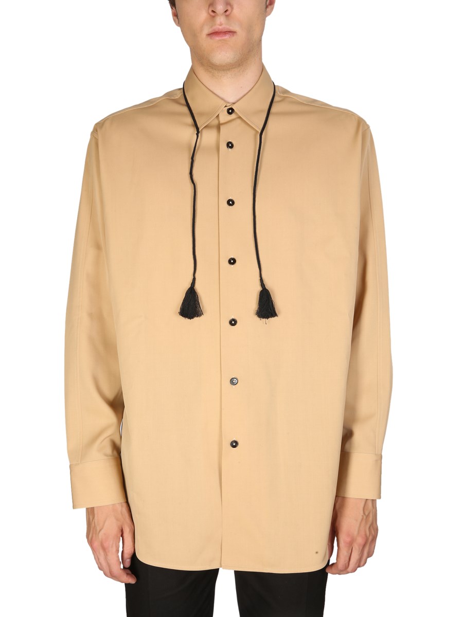 JIL SANDER CAMICIA IN POPELINE DI COTONE