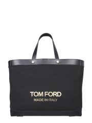TOM FORD - BORSA TOTE TEXTURED CANVAS 